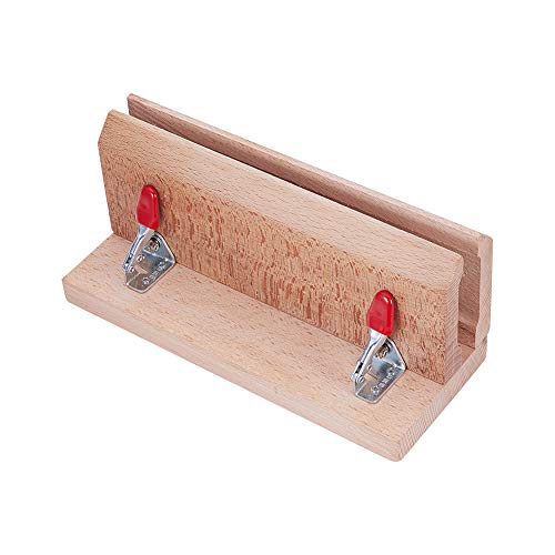 PH PandaHall Wooden Leather Craft Retaining Clip Sewing DIY Hand Tool Set Lacing Pony Horse Clamp Table Desktop Tool for DIY Craft Making