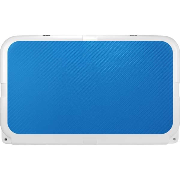 Skinit Decal Cooler Skin Compatible with YETI Tundra 45 Hard Cooler - Blue Carbon Fiber Specialty Texture Material Design