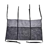 XUEF Trampoline Shoe Storage Mesh Bag Swimming Pool Beach Buggy Sports Indoor Fitness Trampoline Net Bag with 4 Straps for Trampoline Equipment Toys Shoes Organizer
