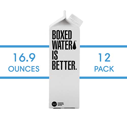 Boxed Water 16.9 ounce 12 pack, Better than plastic bottled water, BPA free drinking water - //coolthings.us
