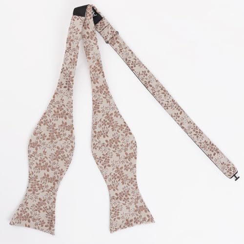 Image of Alizeal Mens 2pcs Floral Pattern Bow Tie Set