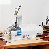Smerigliatrice industriale della pelle: questo dispositivo elettrico per la pelle è dotato di una funzione automatica di affilatura dei coltelli che mantiene la lama rotonda costantemente affilata. Rimuovi facilmente le superfici in pelle senza sforzo manuale, risparmiando tempo e aumentando la produttività con risultati uniformi e uniformi.