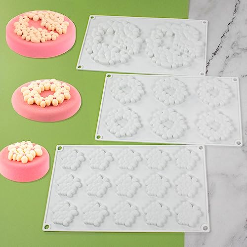 Molde para repostería flor de nube M con cavidades tridimensionales suaves 8
