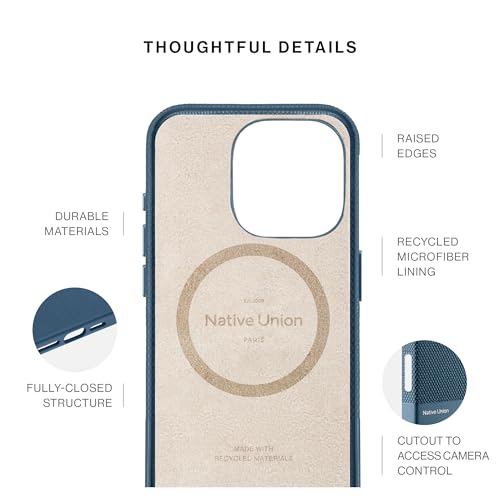 Coque iPhone 16 MagSafe Native Union (Re)Classique texture premium
