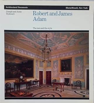 Paperback Robert & James Adam (Architectural Documents) Book