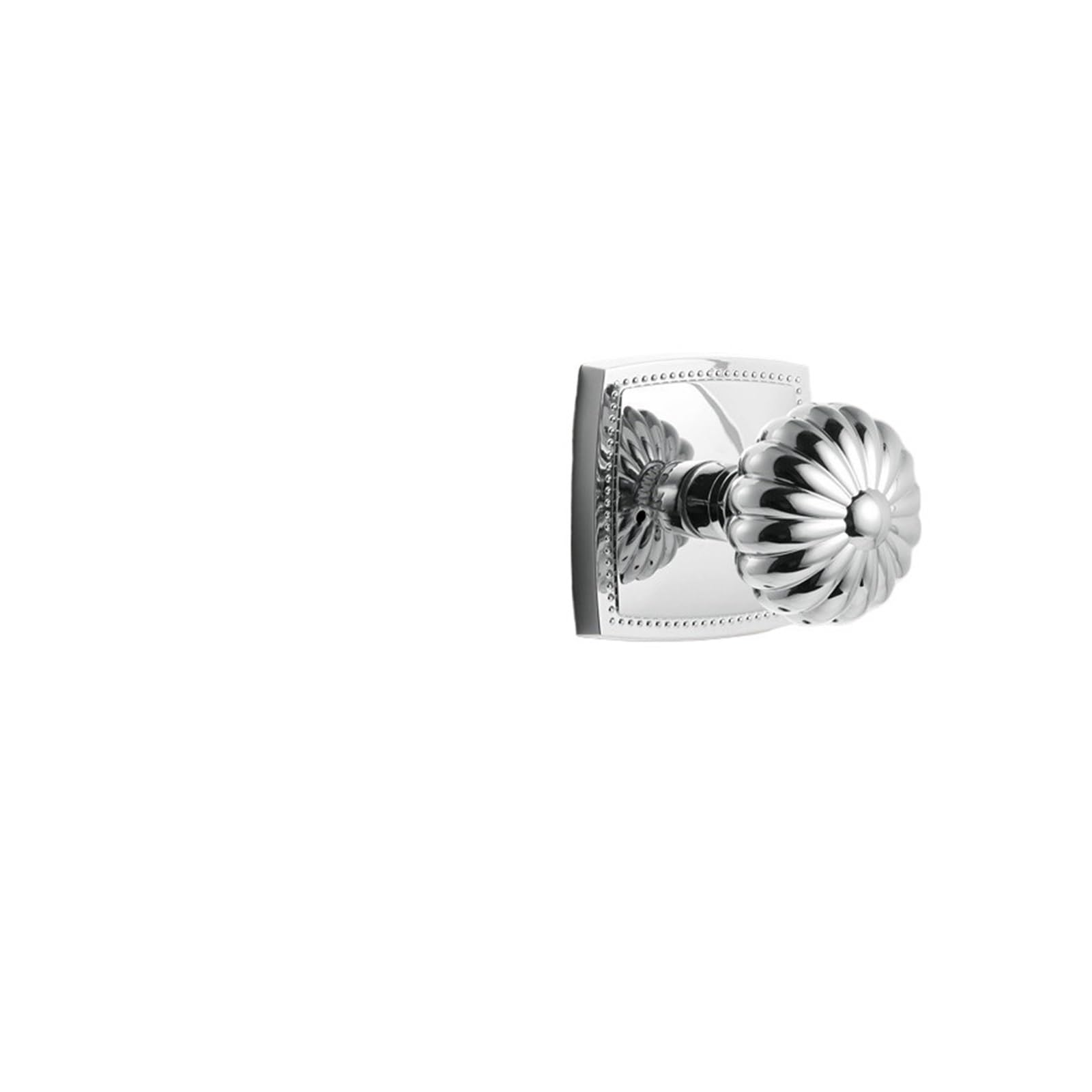 European Style Golden Door Lock Retro Light Luxury Ball Indoor Bathroom Silent Split(182 Bright Chrome Bathroom Lock)