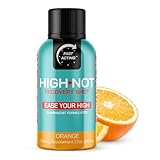 HIGH NOT Orange Flavored Recovery Shot - Rapid Relief for Intense THc̈̈ Effects - Fast-Acting Plant-Based Energy Shot - Vegan Brain Booster & Morning Recovery Drink