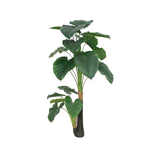 SimulationS Artificial Alocasia Macrorrhizos Large Plant Bonsai Nordic Indoor Ornaments Decorative Potted 930 (Size : 55inch)