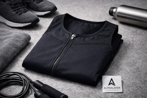Image of Men's Compression Vest | Zipper & Hook Chest Shapewear | Premium Nylon-Spandex Apparel Fabric