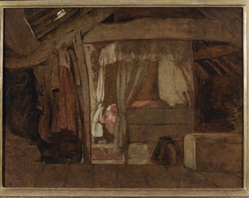 Art reproduction portrait Le lit dans le grenier de Linnell 60x90