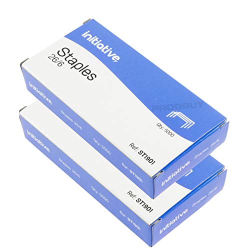 Initiative Staples 26/6mm - 210 Staples Per Strip Pack 5000 (2)