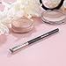 MOGILAN Angled Concealer Brush Under Eye, Mini Angled Contour Brush Synthetic Kabuki Brush for Concealing Blending Setting Buffing with Powder Liquid Cream Cosmetics Vegan Makeup Brushes (276)