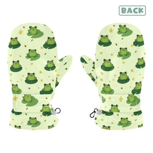 Image of Plaaee Early 1990s Pattern Kids Glove Warm Mitten Winter Favor for Toddler Boys and Girls Children Cold Weather Gloves