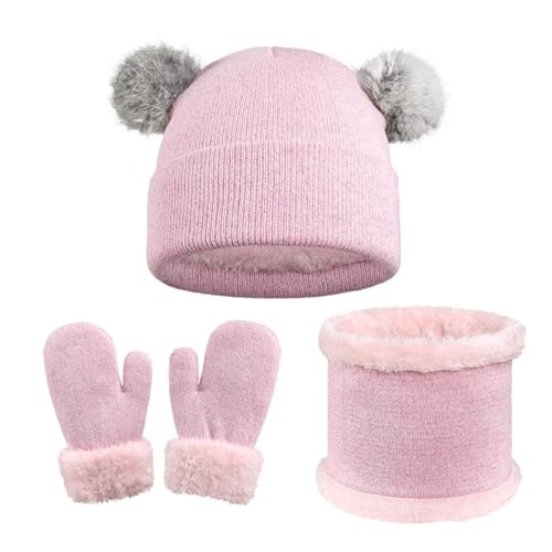 Ensemble bonnet écharpe gants hiver contre le froid glacial et le vent vif