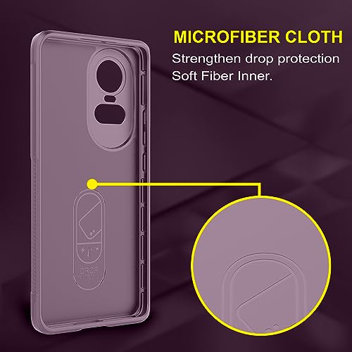 Image of amazon basics Back Case Cover for Oppo Reno 10 5G (Silicone Lavender)