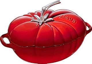 STAUB 40511 774 Cast-Iron Tomato Casserole/Roasting Dish 25 cm Cherry Red