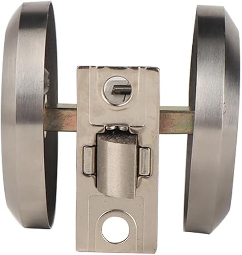 Miniatura 7 de Dixiao Cerradura de puerta empotrada oculta redonda de acero inoxidable 304, pomos de puerta, armario de puerta, cerradura de paso de perilla de