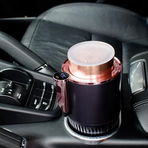 Image of Smart Car Heater & Colder Cups,Temperature Control Cup,Car Cup Holder|Quick Thermal Heating Cups|Car Refrigerator Quick Cooling Cups|Suitable for Most Cars (Purple)