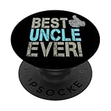 Best Uncle Ever meilleur oncle jamais vintage pour l'anniversaire de l'oncle et du parrain. Meilleur oncle de tous les temps avec un design de pouce levé de filleul pour oncle. Chaque famille qui a un oncle et un grand-oncle trouvera ce qu'elle cherche.