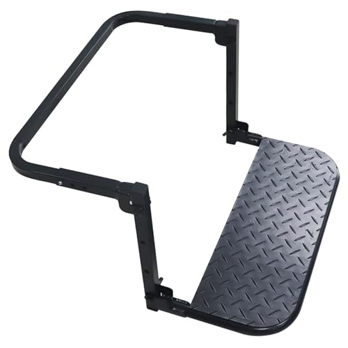Ambuker Foldable Tire Steps Heavy Duty Alloy Steel Non-Slip Tread