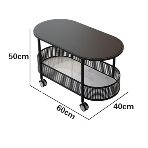 Sofá mesa de centro sofá creativo con ruedas pequeñas para salón 3