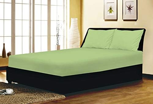 XXR Full Fitted Sheet Bed Sheets 100% Poly Cotton Single Double King Super King Size (Royal Blue, Pillow Case)
