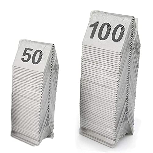 Marque-places de 1 à 50 avec panneau numérique recto verso pour table