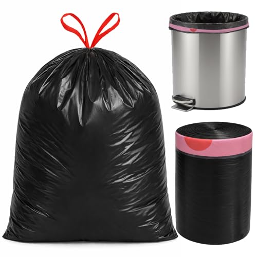 SurpOxyLoc 100L Drawstring Tall Kitchen Trash Bags,Clean Fresh Scent and Heavy Duty Garbage Bags(30 Count,80x100cm)