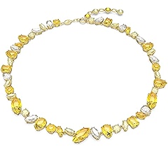 【Swarovski】Gema ネックレス 5666007 New 100% Authentic SWAROVSKI Bohemian Mixed Blue Crystals