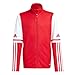 adidas Unisex-Kids Squadra 25 Training Soccer Jacket, Team Power Red/White, Large