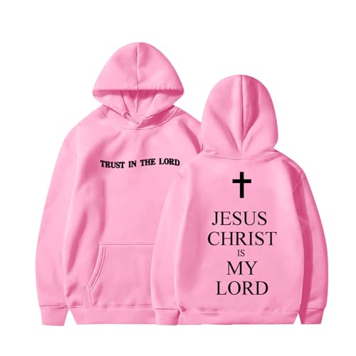 Jesus Loves You Boys Girls Hoodies Bible Verse Long Sleeve Sweatshirts Casual Pullover Hooded Tops Pockets Fall 2025
