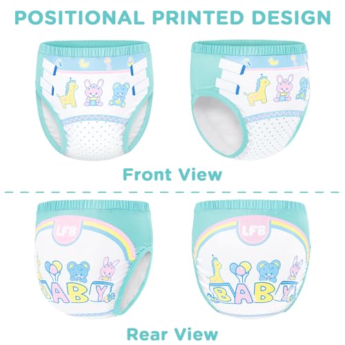 Image of Littleforbig Soft Silky Underwear Comfortable Washable Reusable Adult Training Pants - Baby Parade