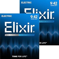 Elixir Elixir Electric Guitar Strings POLYWEB Super Light.009-.042 #12000 2-Piece Set Domestic Genuine Product