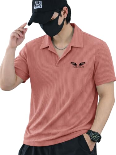 Image of Noble Monk Men's Solid Regular Fit Polo Shirt