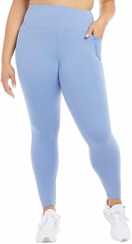 Danskin Ladies' Lightweight 7/8 Legging Medium (Light Blue
