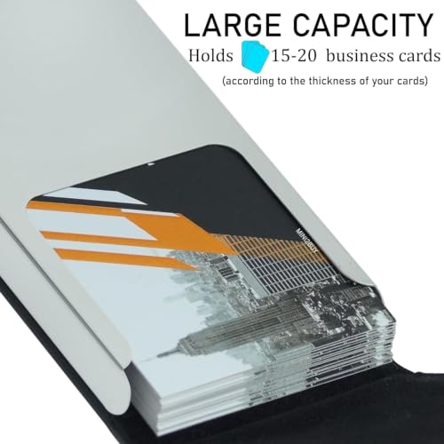 Image of Mini2buy Customized Name Engraved Card Holder Wallet Credit, Debit, ATM, and Business Visiting Card Premium Stainless Steel, Ideal for Giftting (Black-Customized)