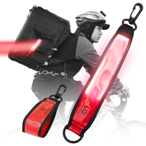 HAPPYJOINT NIGHT-MARKER 電池式 レッド 電池式 LED リフレクター キーホルダー ライト カラビナ 点灯 点滅 反射