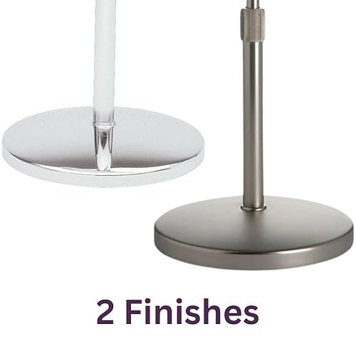 Miniatura 6 de Jerdon Espejo de maquillaje de mesa de dos caras - Espejo de maquillaje con aumento 5X y diseño giratorio - Espejo portátil de 9 pulgadas de