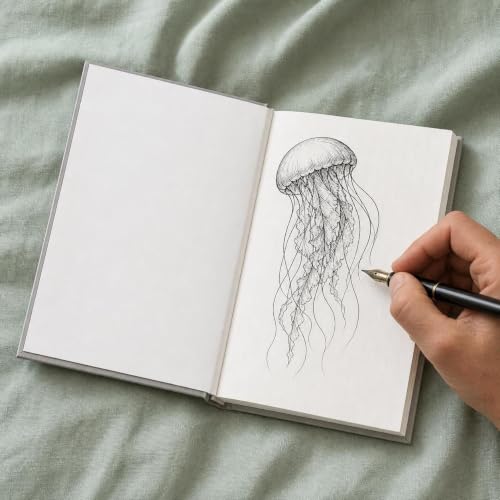 Cuaderno para ideas bloc de notas con diseño japonés libreta dibujo 5