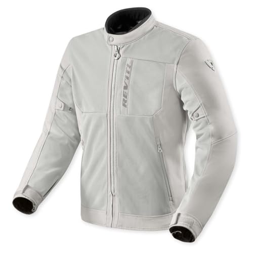 Image of Revit Highcrest H2O Waterproof Motorcycle Textile Jacket, Silver, 2XL