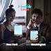 Filimin Lumi Friendship Lamp® - No Subscription, Best Friend WiFi Touch Lamp Real Beech Wood LED Light for Long-Distance Connection, Relationship, Friendship, Gifts, Couples, App Setup - Single