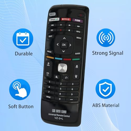 Universal Replacement Remote Control VZ-3+L Compatible for All VIZIO LED QLED LCD HDTV 4K UHD HDR SMARTCAST Smart TVs Models for VIZIO-TV-Remote - Thumbnail 7