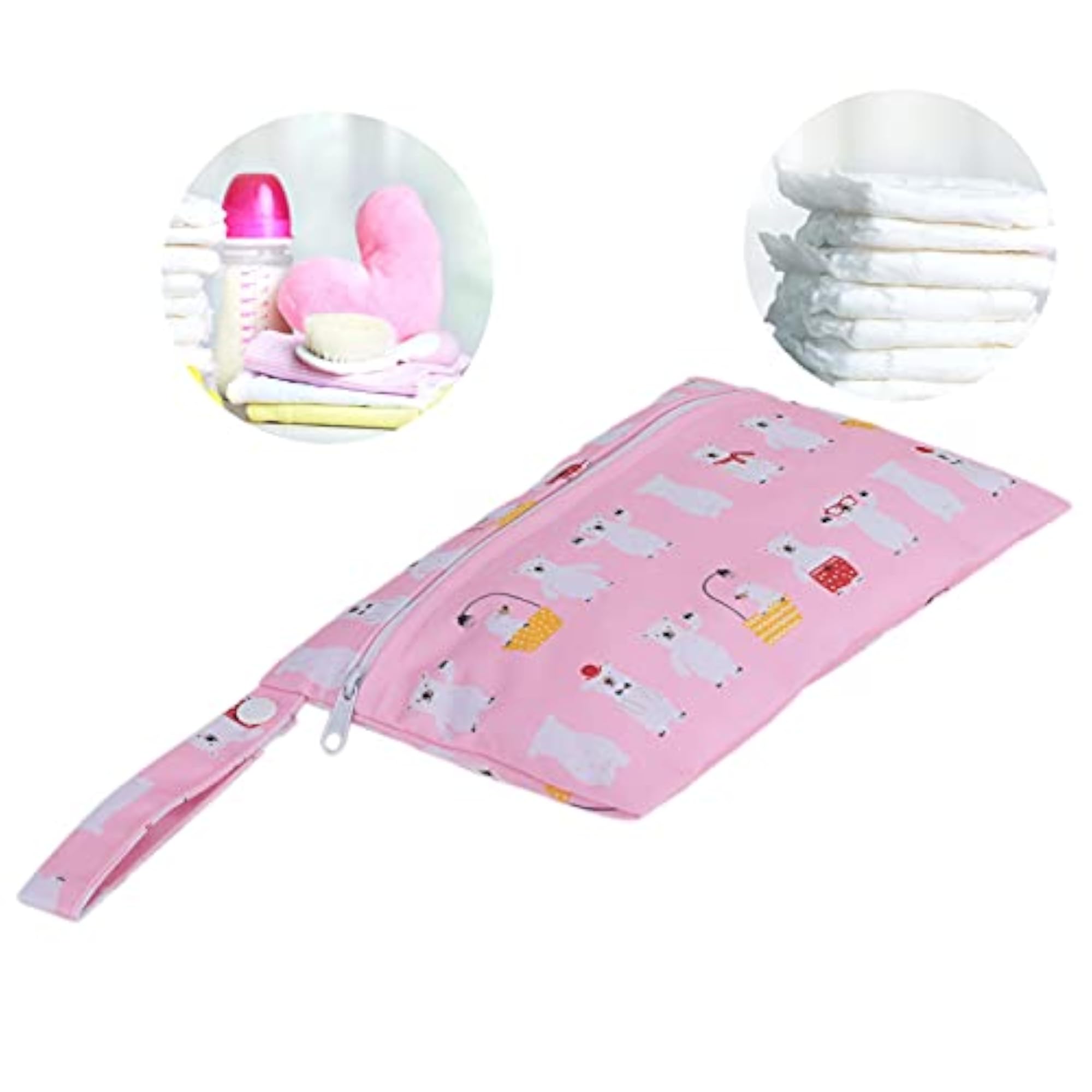 Cartoon Diaper Storage Bag, Cute Eco-Friendly Cloth Bag