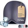 myhalos Gorro para Alivio de Migraña y Dolor de Cabeza, 30% Más Gel, Envoltura de Hielo Caliente y Fría | Permanece Frío por Más Tiempo para un Alivio Más Profundo, Terapia de Calor y Frío, Alivia Tensión, Dolor Sinusal y Resaca, Flexible, Seguro para Congelador, Gris 2