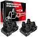 SCITOO Pack of 2 Ignition Coils fit for Mazda Ford Lincoln Mercury 1989-2003 FD-487 DG-458 DG-435