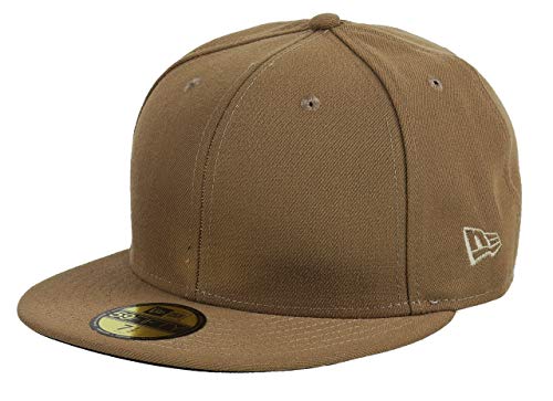 New Era Blank Dark Beige 59Fifty Basecap - 8-64cm (XXL)