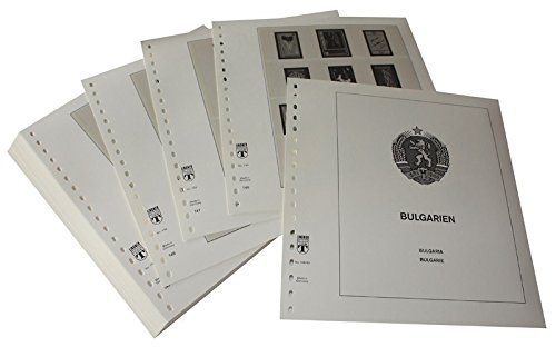 Feuilles Lindner Bulgarie 1980-1983 classeur timbres
