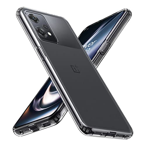 Image of Fashionury Silicone Crystal Clear Back Cover Case for Oneplus Nord Ce 2 Lite 5G | Shockproof Design | Camera Protection Bump | Bumper Transparent Soft Case Cover for Oneplus Nord Ce 2 Lite 5G