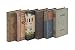 Deco 79 50293 Wood Fabric Book Box (Set of 6), 6" by 9"