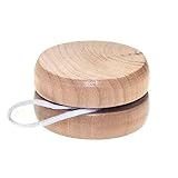 1 Stück goki GK883 Jo-Jo, Ø 5 cm, H 2,5 cm, Holz, Natur
